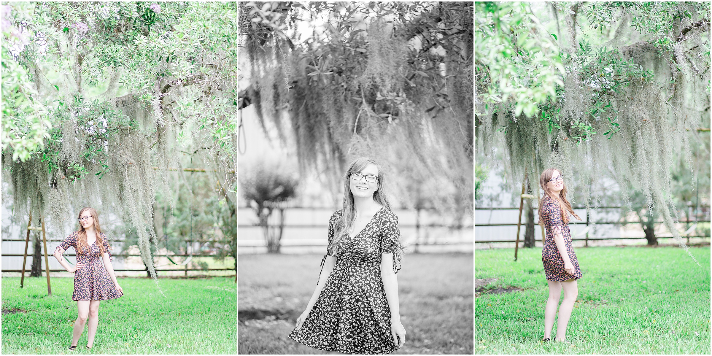 Hardee High School 2019 Senior, Hannah, takes senior pictures on a cloudy day in Wauchula, Florida.