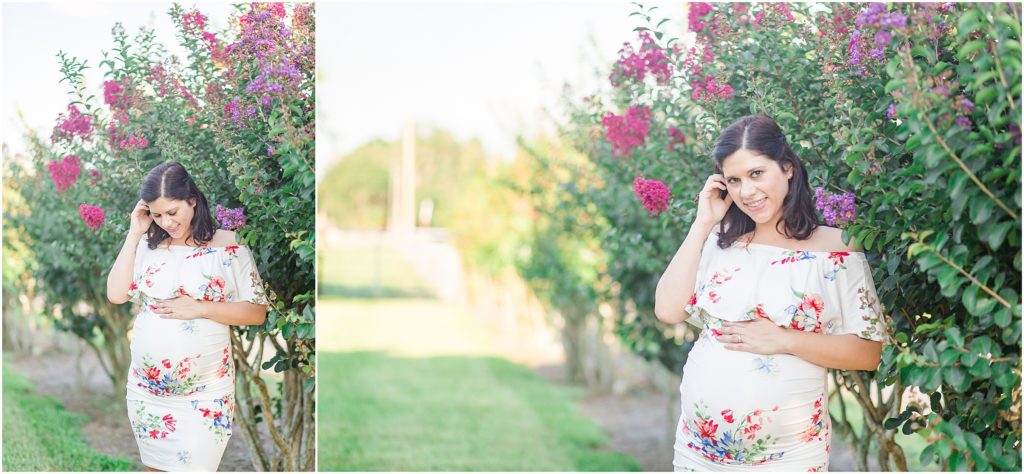 Couple maternity session while pregnant with twins.