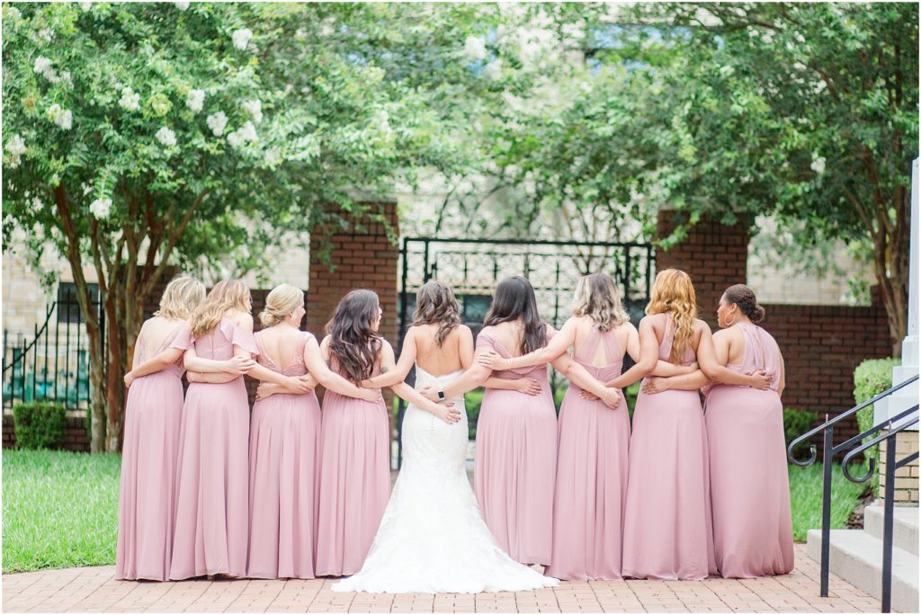 Blush Pink Bridesmaid Dresses from Azazie