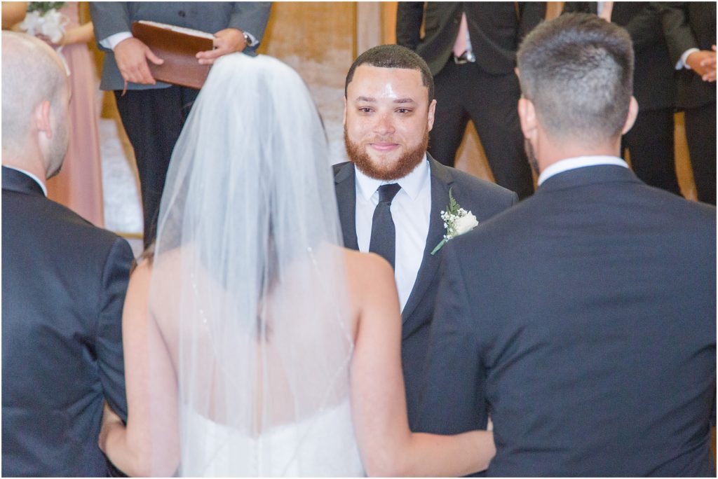 June 13, 2019 wedding ceremony at the Sorosis Building in Lakeland Florida.