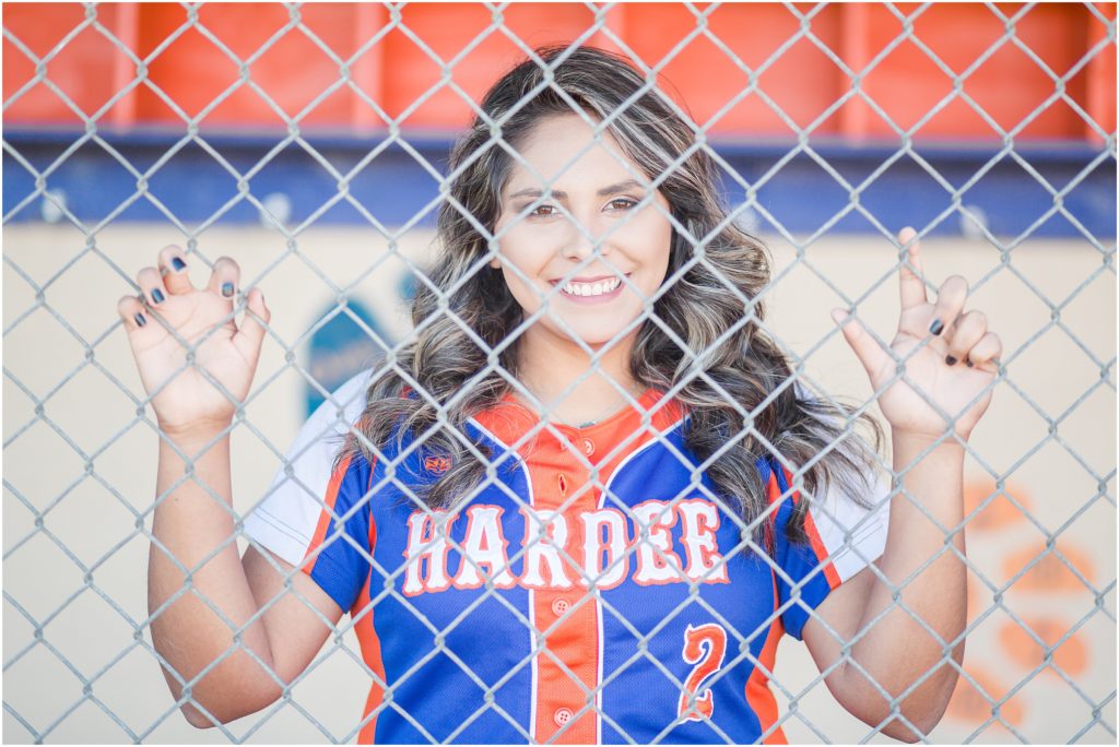 Hardee High School 2019 Senior at Softball Field in Wauchula, Florida.