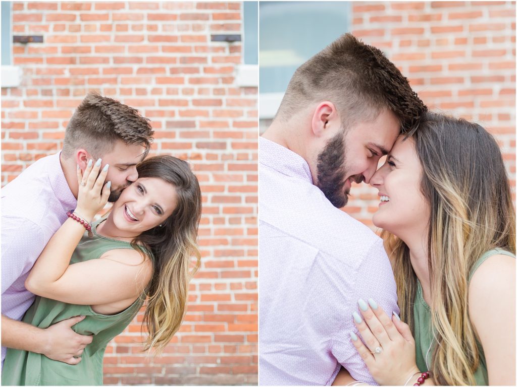 A summertime engagement session in Downtown Wauchula, Florida.