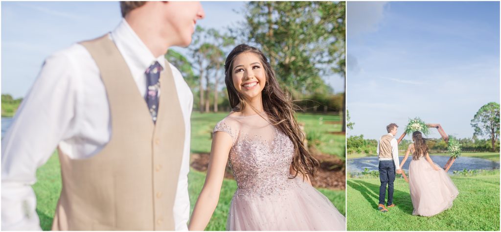Young couple celebrates their sweet 16 together,