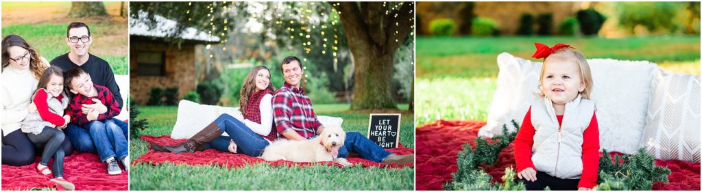 Christmas Mini Session by Megan Renee Photography in Wauchula, Florida.