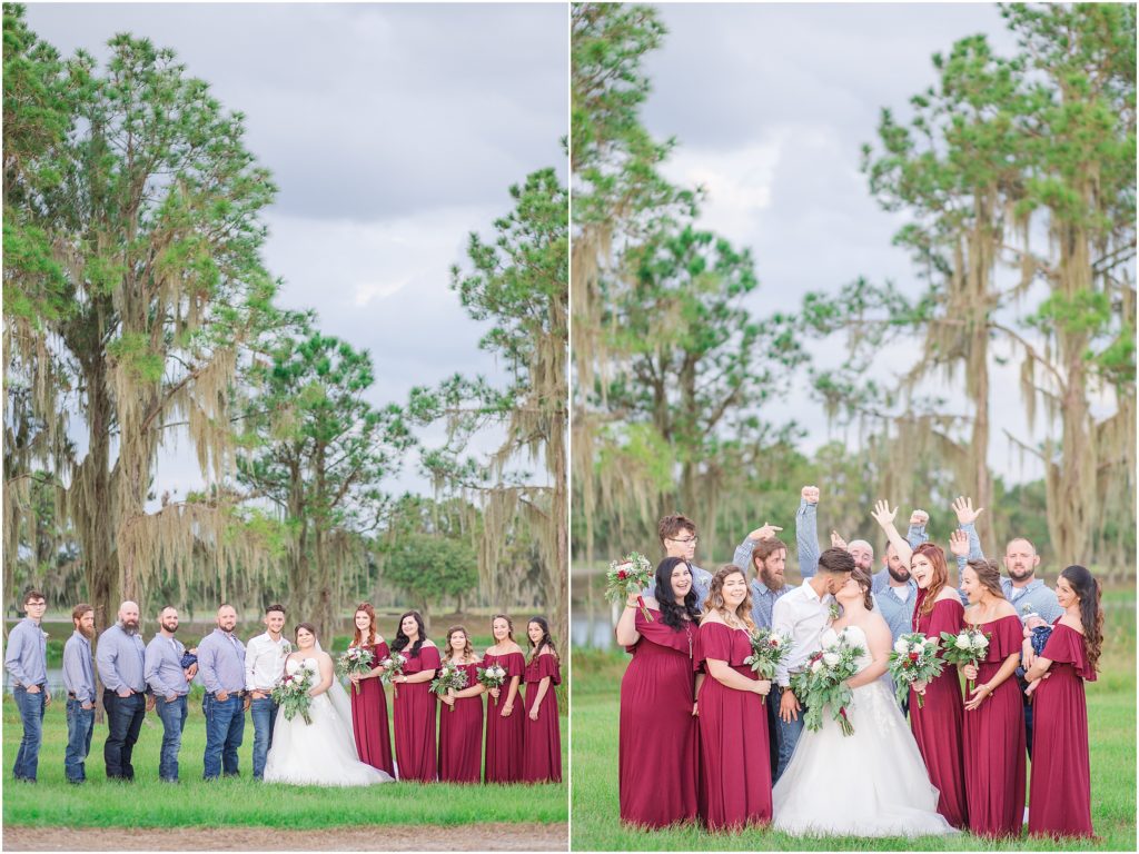 Bridal party portraits by Megan Renee Photography.