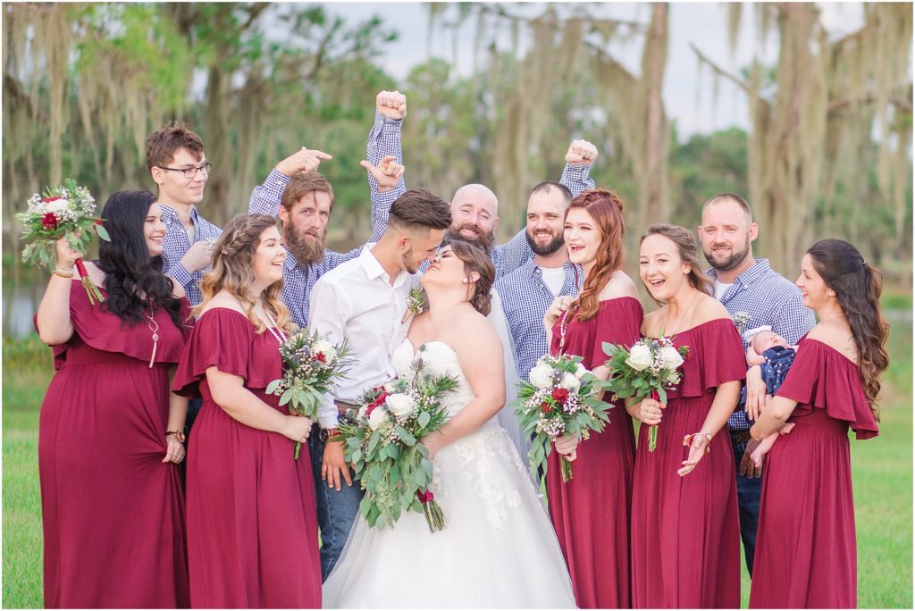 Bridal party portraits by Megan Renee Photography.
