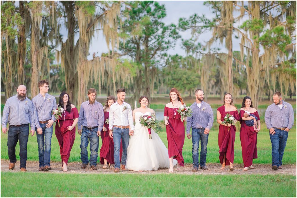 Bridal party portraits by Megan Renee Photography.