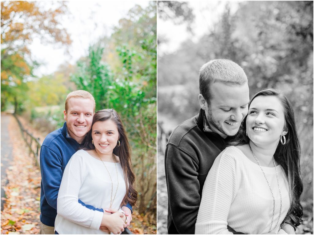 Fall engagement session at Cleveland Park by destination wedding photographer Megan Renee Photography.