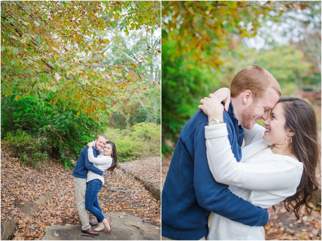 Cozy engagement session in Greenville, South Carolina by Central Florida Photographer.