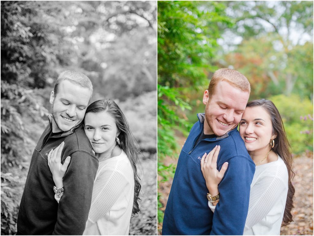 Cozy engagement session in Greenville, South Carolina by Central Florida Photographer.