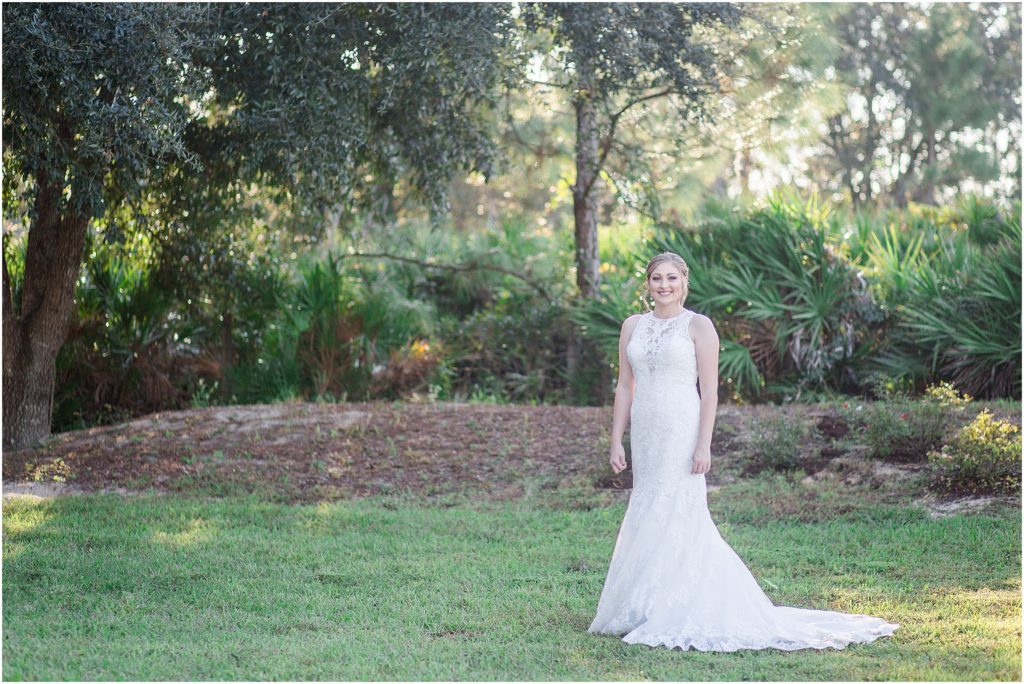 Bridal Portraits in Lake Placid Florida.