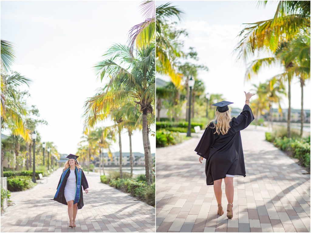Florida Gulf Coast University senior session by Megan Renee Photography.